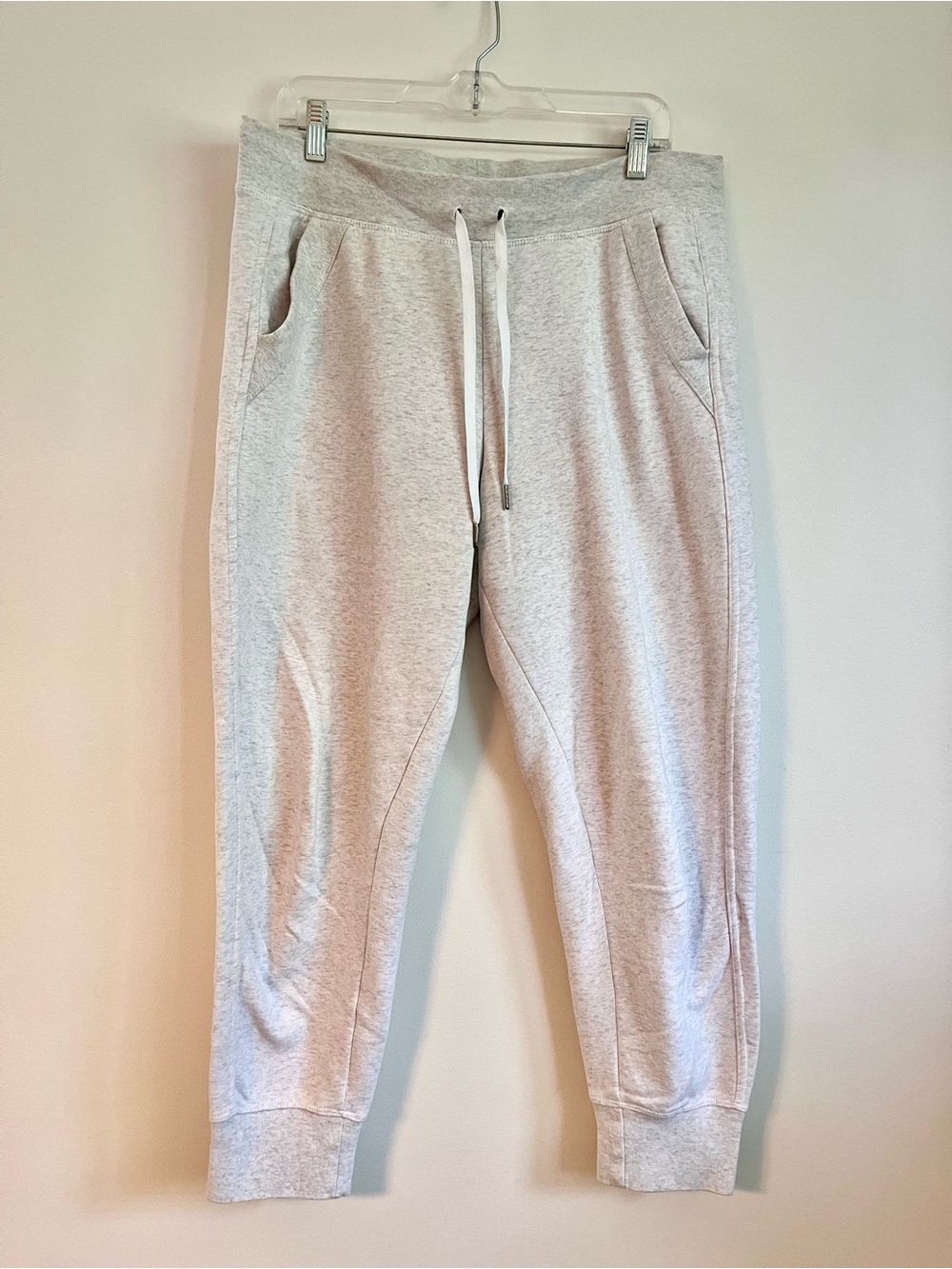 Lole Cloud Grey Drawstring Jogger Sweats